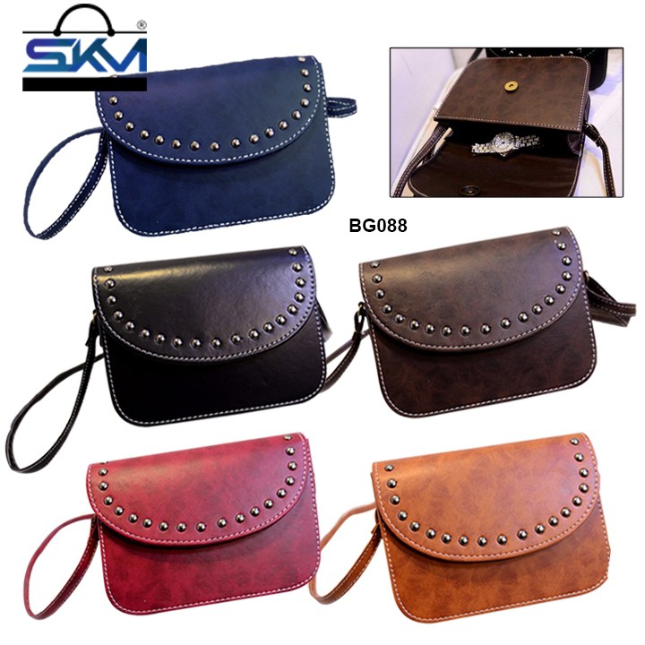 square shaped sling bags