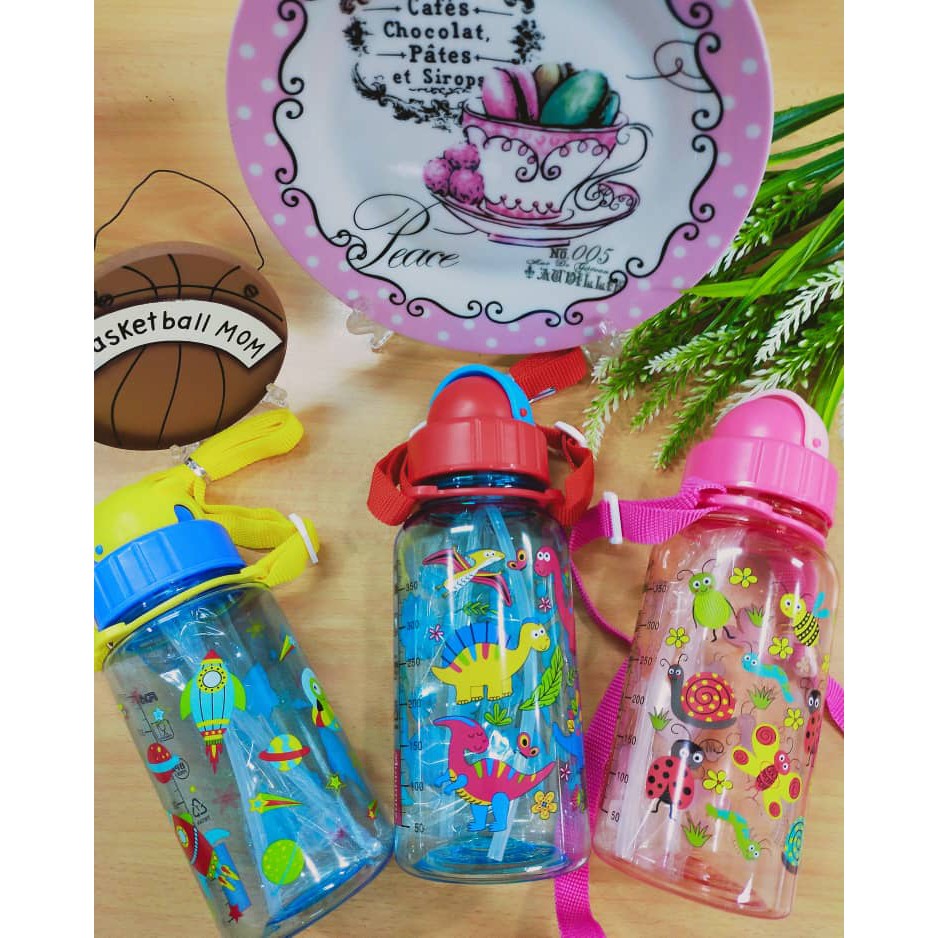 AUTUMNZ 500ML Straw Water Bottle Kids Bottle Kids Water AUTUMNZ 500ML Straw Water Bottle Kids Bottle Kids Water