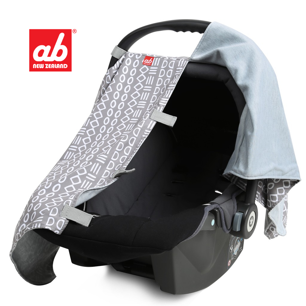 IMPERFECT ab New Zealand Infant Car Seat Carrier/Stroller Fabric Cover B