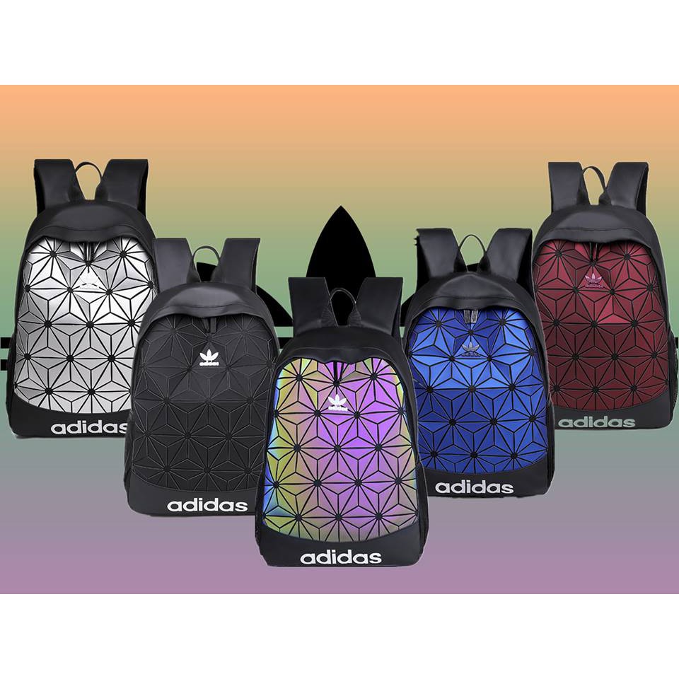 Unisex Adidas Fashion 3D Issey Miyake backpack Shopee Malaysia