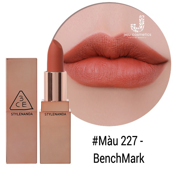 3ce Matte Lip Color Matte Lip Color Lip Color 227 Benchmark Orange Earth Shopee Malaysia