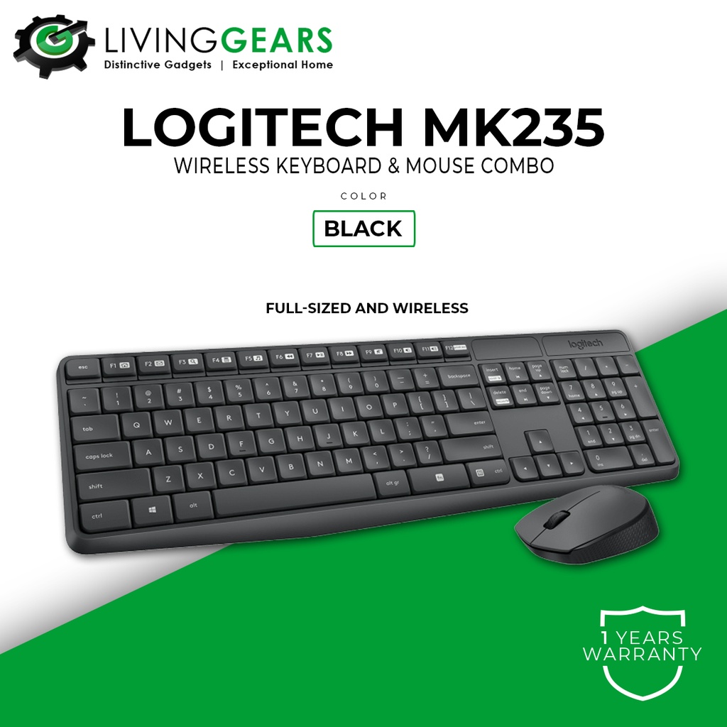 Logitech Wireless Combo MK235 / MK275 / MK270R / MK295 / MK220 Keyboard ...