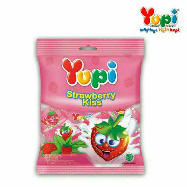 Yupi Strawberry Kiss 120 Grams | Shopee Malaysia