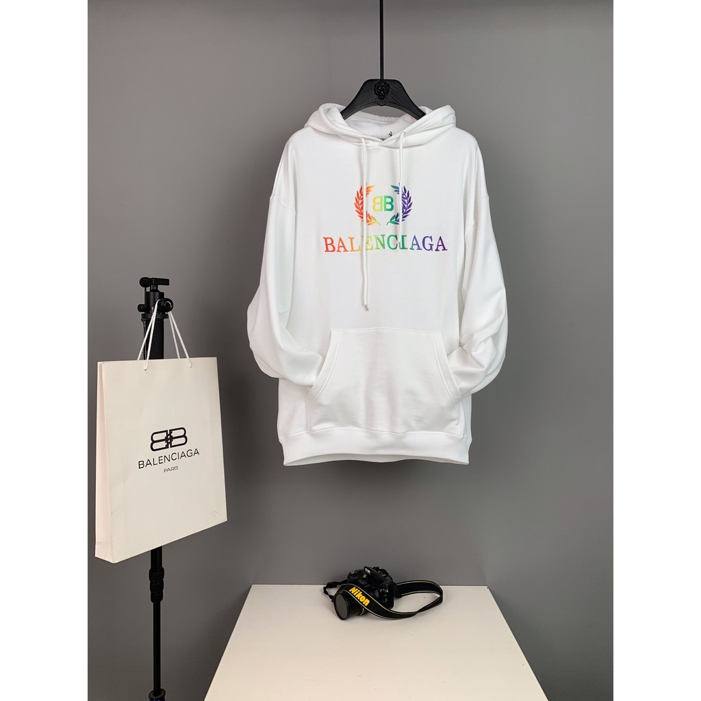 balenciaga rainbow hoodie mens