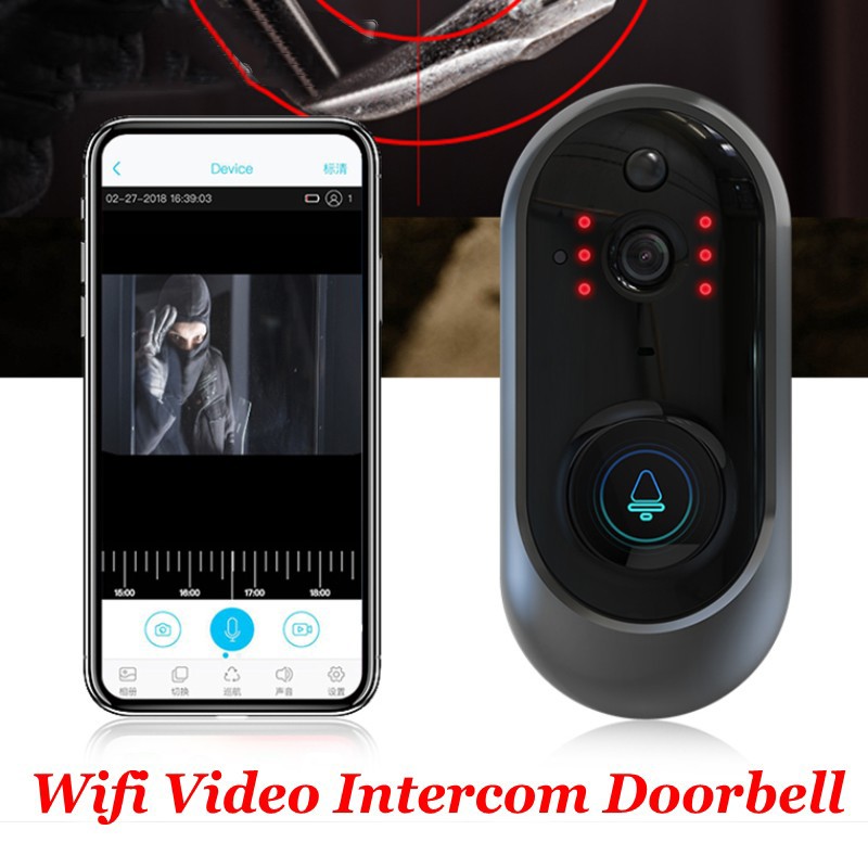 M108 Wireless Wifi Video Doorbell Camera Ip Ring Doorbell Two Way