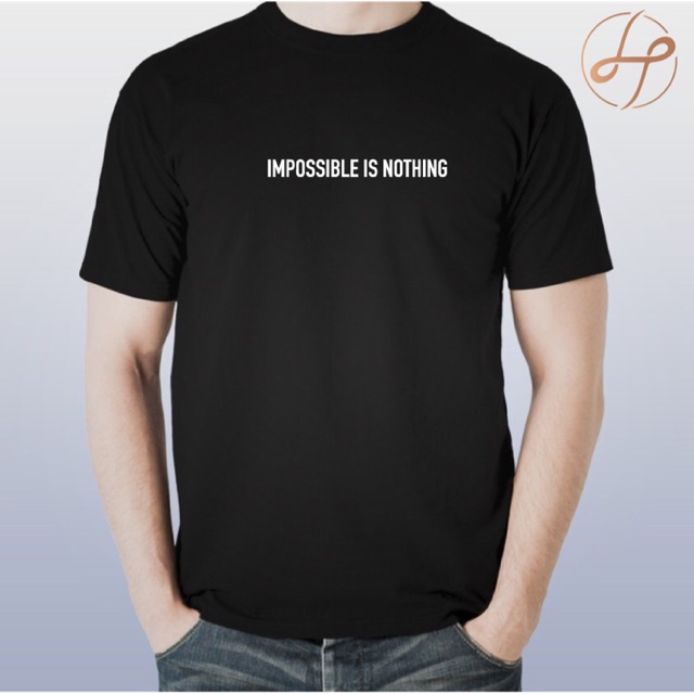 adidas t shirt impossible is nothing