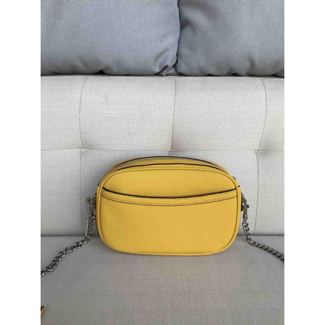 coach yellow sling bag