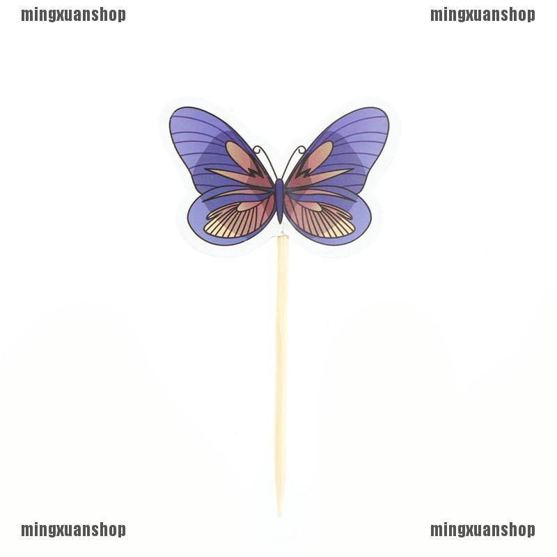 Mingxuan Creative Butterfly Cake Topper Acrylic Elegant Wedding
