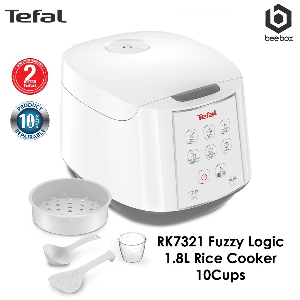 Tefal RK7321 Fuzzy Logic Rice Cooker 1.8L 10 Cups Shopee Malaysia