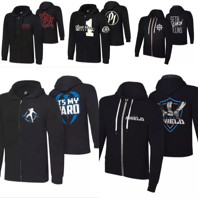 wwe shield hoodie