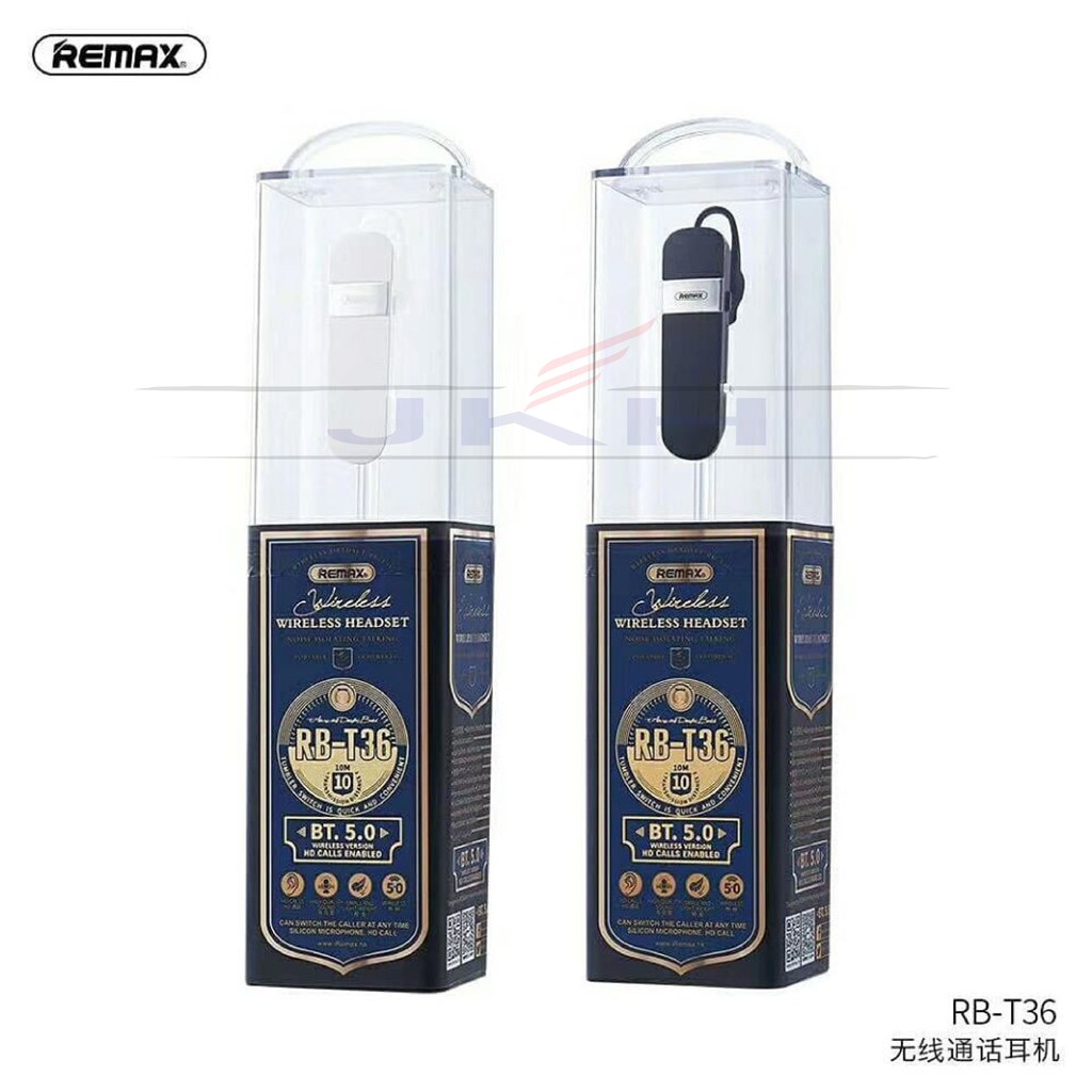 Remax RB-T36 Bluetooth Wireless Handsfree 100% Original | Shopee Malaysia