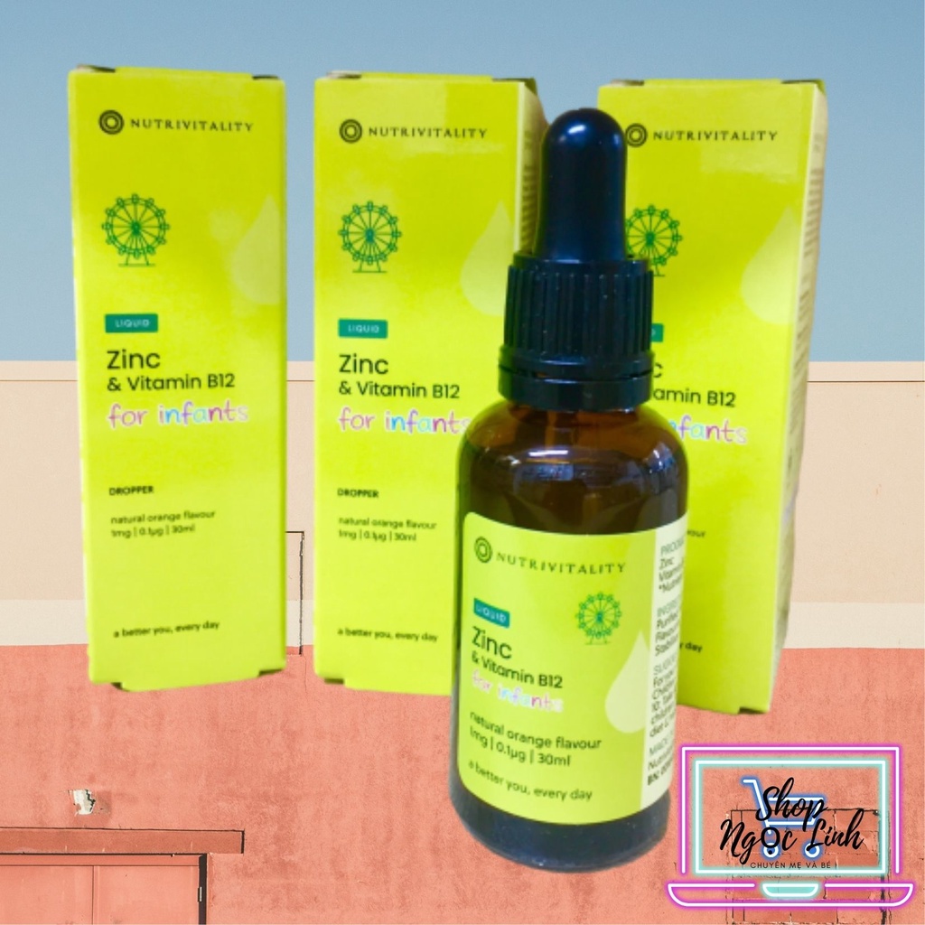 Zinc Vitamin B12 Nutrivitality 30ml Zinc Supplement For Uk Dropper