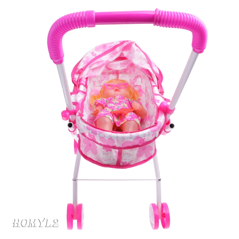 plastic doll stroller