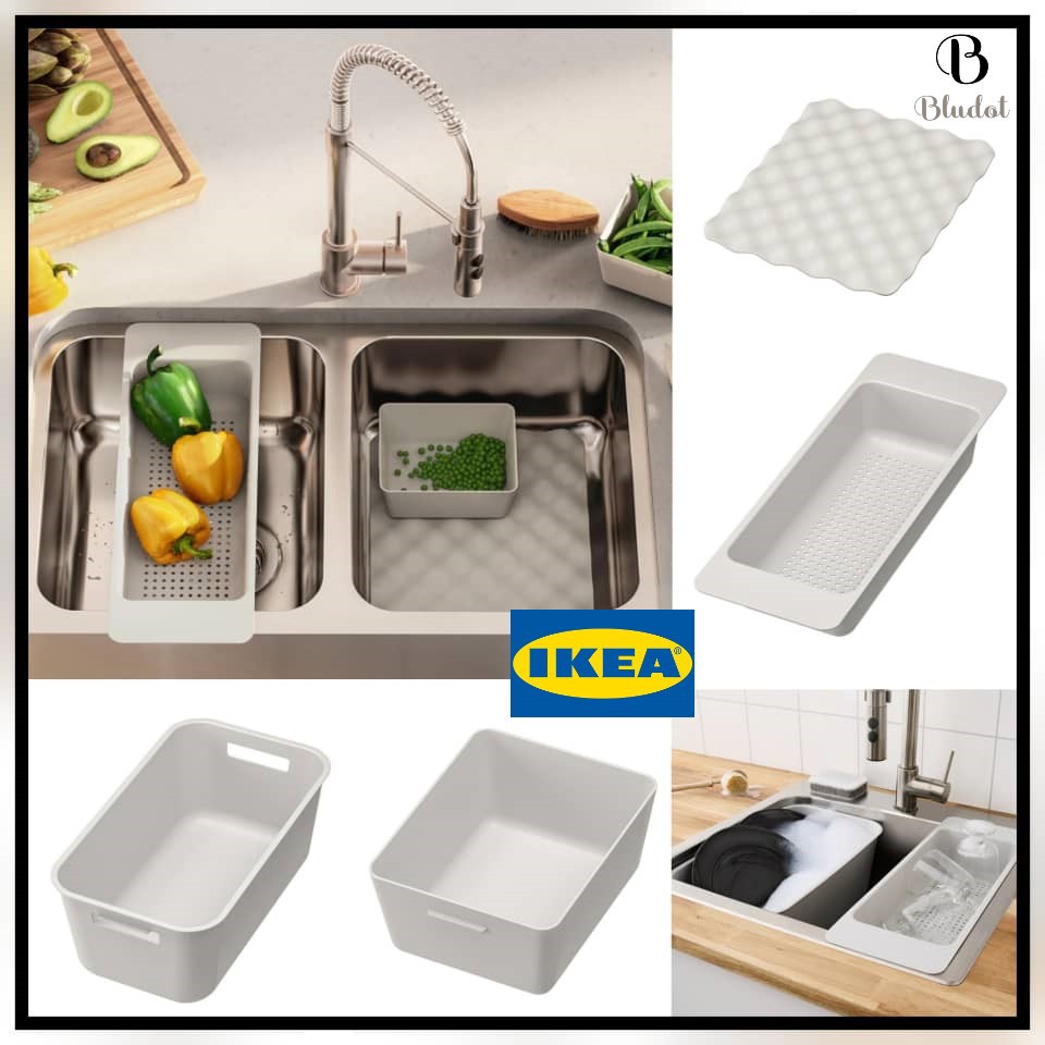 IKEA COLANDER WASHING UP BOWL SINK MAT GREY IKEA SINK