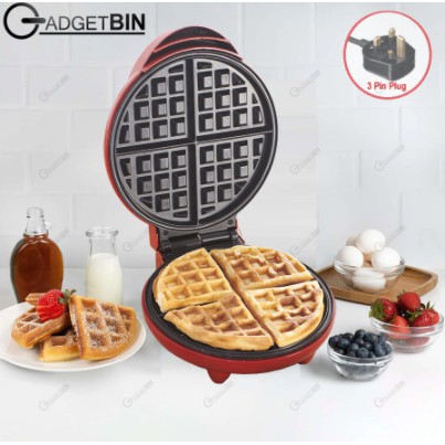 20 CM Bigger Size 1200W Waffle Maker Machine Electric Non-Stick Waffle Maker DIY Cake Baking Breakfast Machine