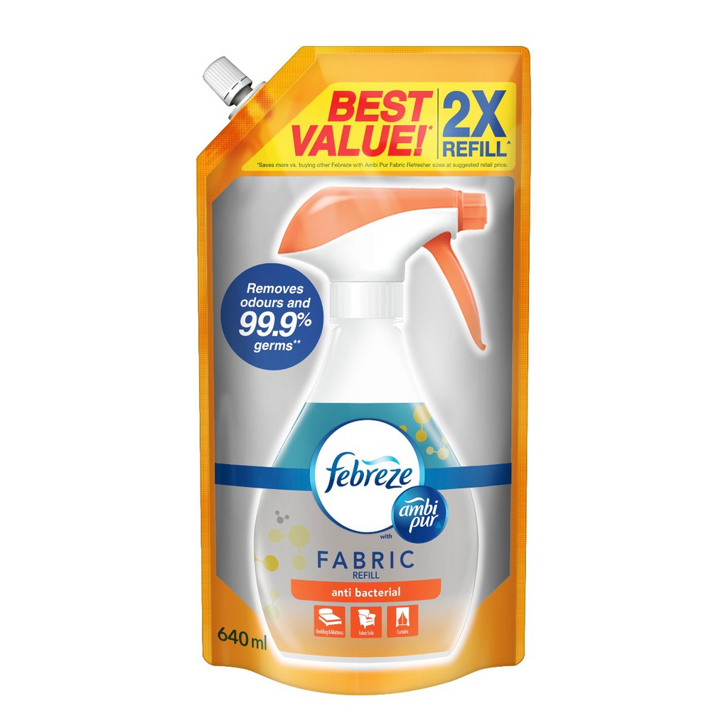 Febreze with Ambi Pur Fabric Refresher 640ml Refill pack