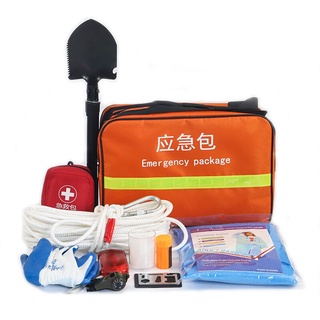 💮First Aid Supplies Mingyu Earthquake Emergency Kit Family Emergency Self-Rescue Rescue Civil Defense War Preparation Em