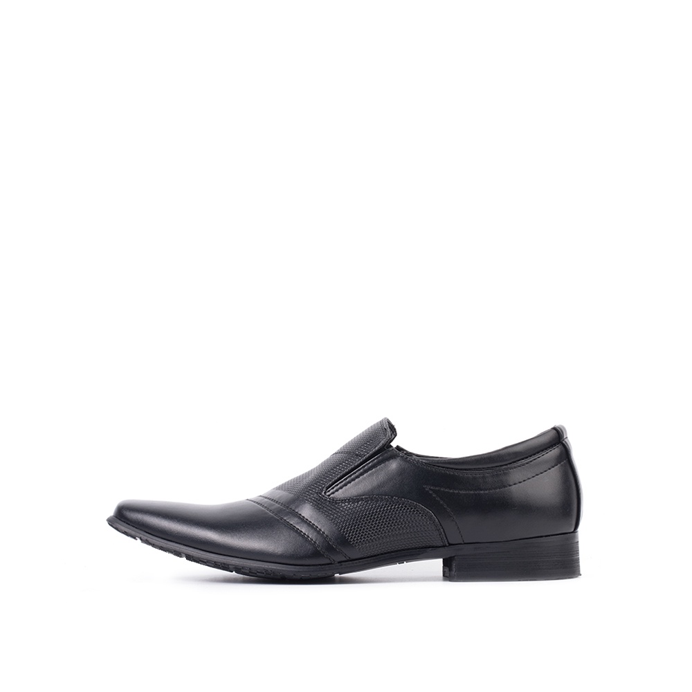 LR Larrie Men Black Classy Textured Business Shoes 902004-HZ1SV-1P ...