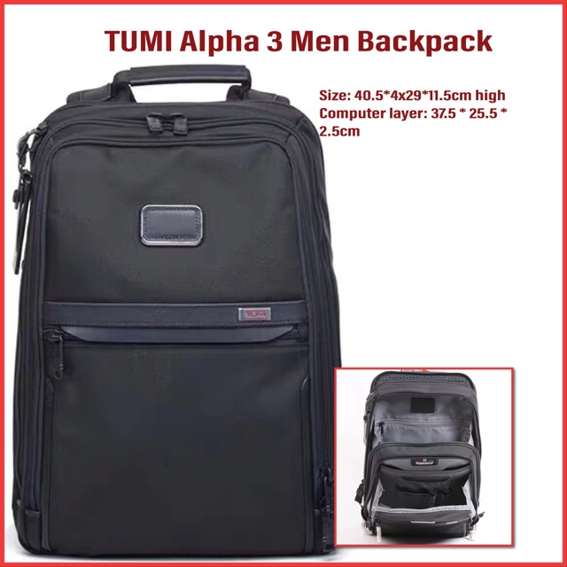 tumi alpha backpack