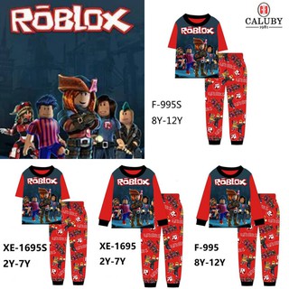Teens Roblox Clothes Sleepwear T Shirt Youtube Game Kids Boys Long Sleeve Christmas Xmas Pajamas Black Pjs 6 13years Shopee Malaysia - boys pj roblox