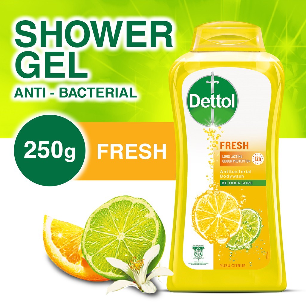 Dettol Shower Gel Fresh 250G | Shopee Malaysia