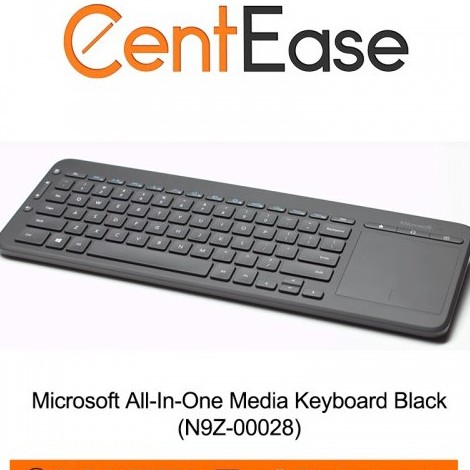 Microsoft All In One Media Keyboard Black Shopee Malaysia