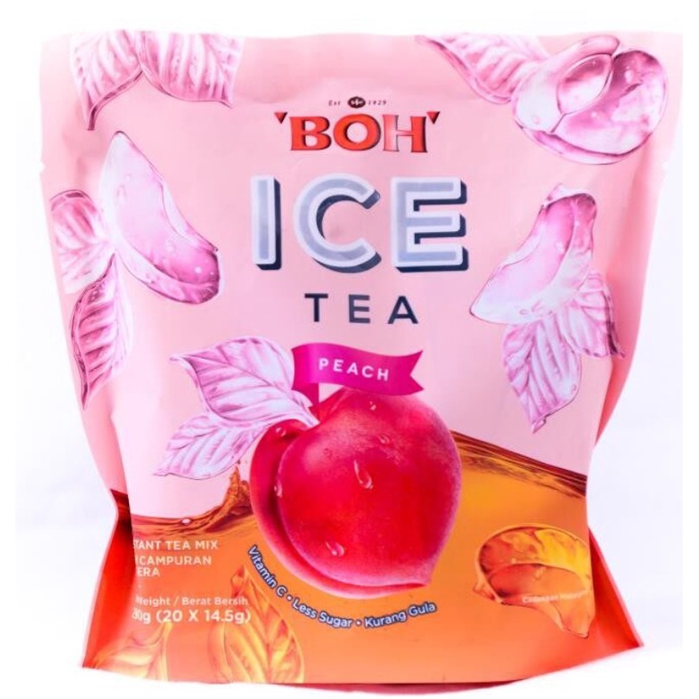 BOH Iced Tea Peach 14.5g x 20 tea bags [PACK] Shopee Malaysia