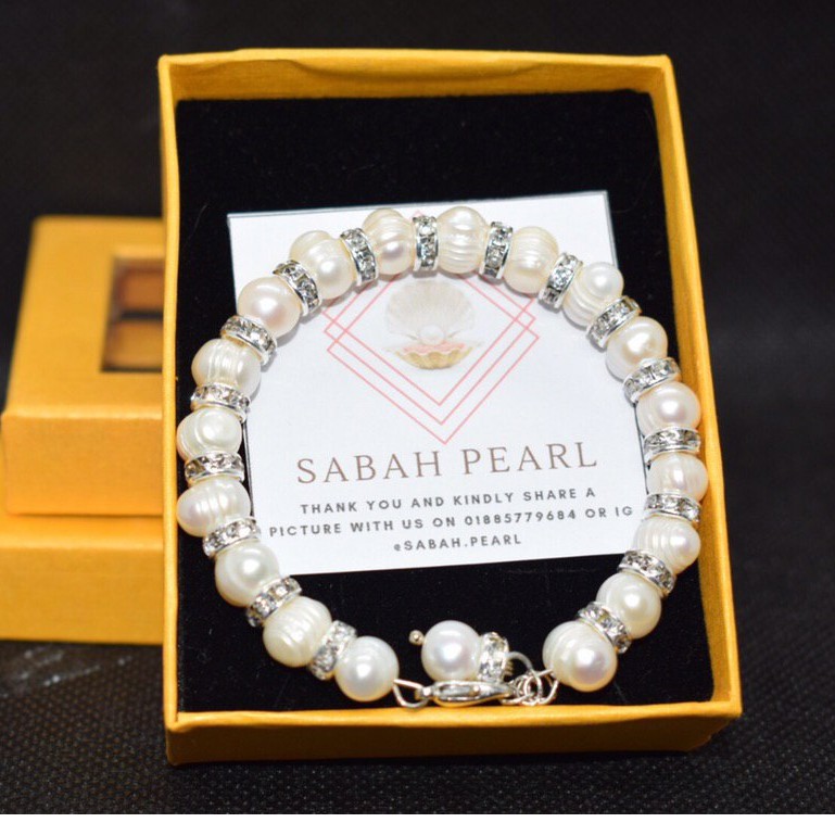  GELANG  MUTIARA  SABAH ASLI MUTIARA  AIR TAWAR  SURPRISE GIFT 