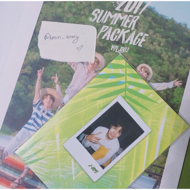 Bts Summer Package 17 Jhope Selfie Book Pc Shopee Malaysia