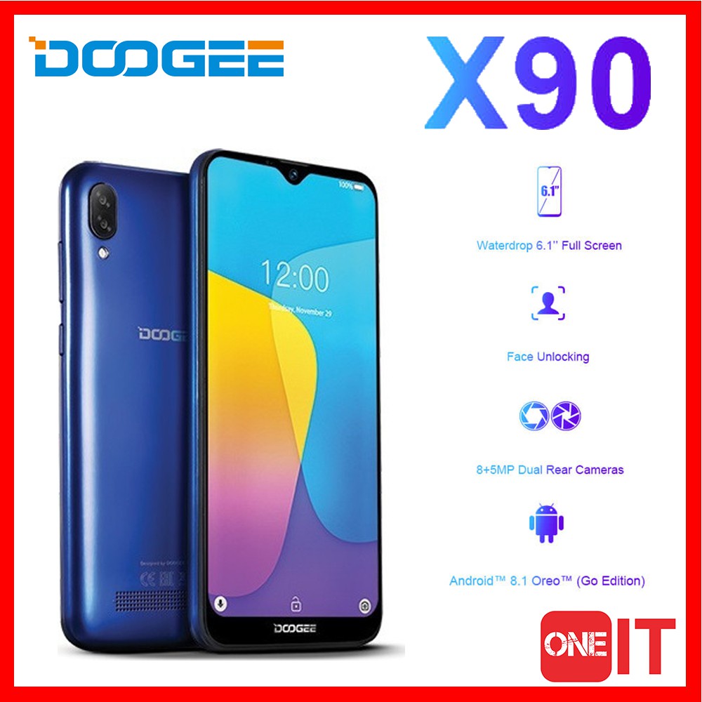 Applied Nuclear void DOOGEE X90 waterdrop 6.1" full screen FACE UNLOCKING | Shopee Malaysia