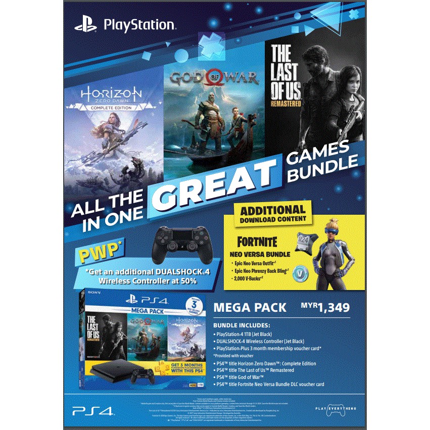 playstation 4 bundle horizon zero dawn the last of us