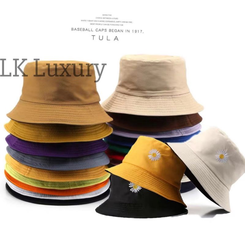 Bucket Hat Unisex Women Men / Fisherman Hat/ Topi Perempuan Lelaki 男女盆帽渔夫帽