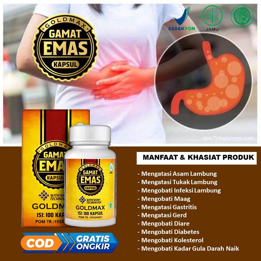 Gamat Gold Max Original 100 Herbal Medicine For Gastric Acid