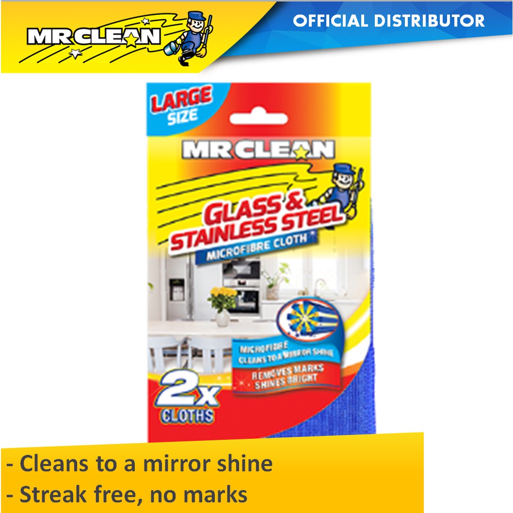 Clean Microfiber Cloth for Glass and Mirrors Mr 