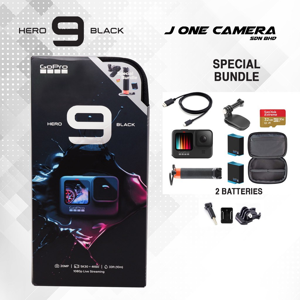 Go Pro Hero 9 Action Camera Special Bundle Shopee Malaysia