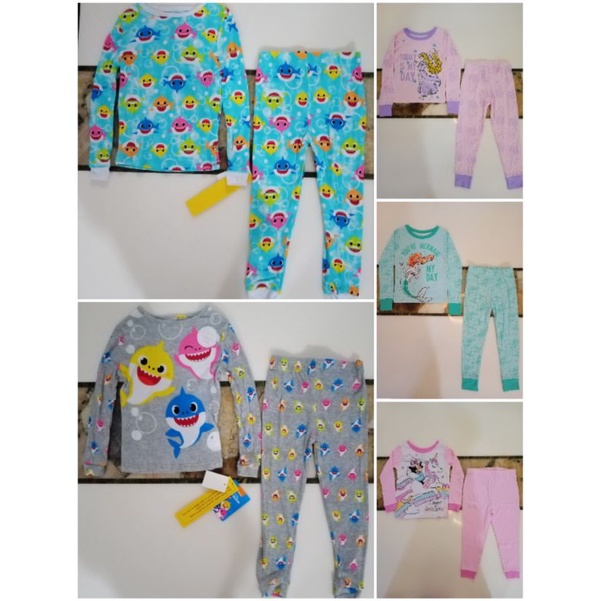 baby pyjamas long sleeves 12m/18m/2/3/4/5 years old girl pajamas long sleeves baju tidur anak kids clothes sets unicorn