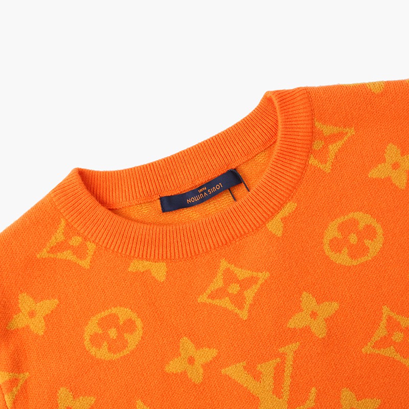 orange louis vuitton sweater