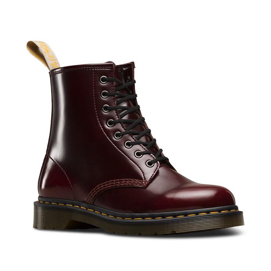 DR MARTENS VEGAN 1460 CHERRY RED OXFORD BRUSH 23756600 | Shopee Malaysia