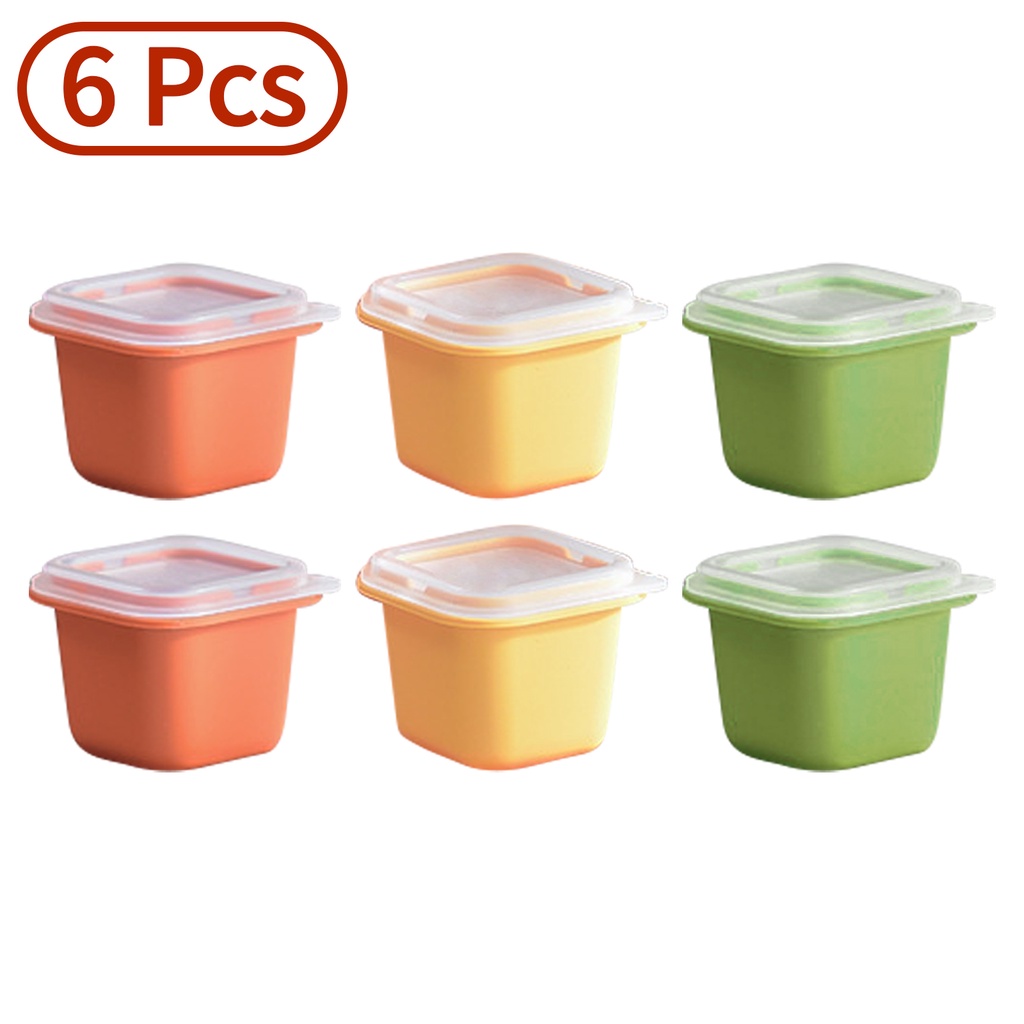 （6pcs random color）Ice Cube Tray With Lid Plastic Style Ice Cube Mold Refrigerator Spherical DIY Moulds Ice Ball Maker Kitchen Tools