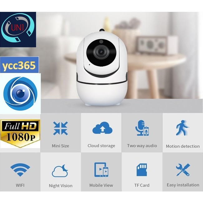 YCC365 Plus 1080p Cloud Wireless Wifi 