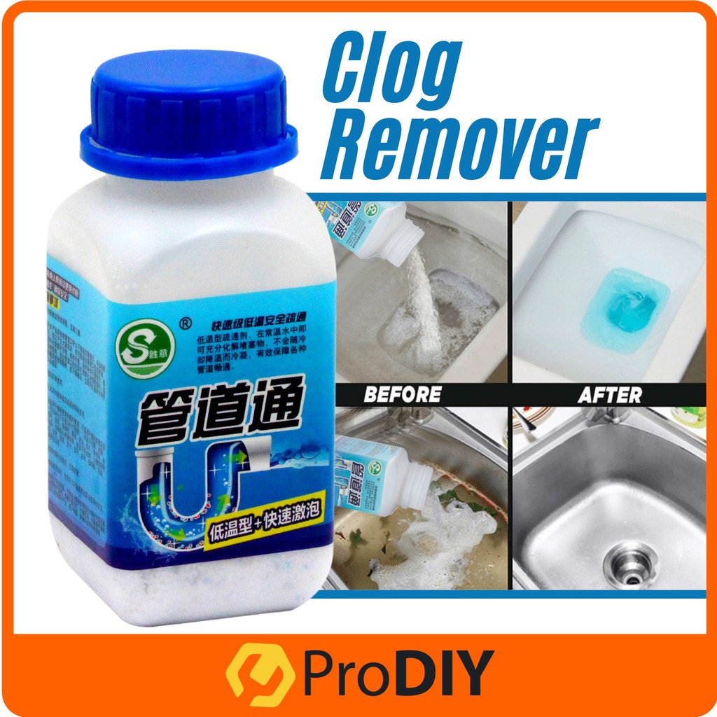 Clog Remover Dredging Drain Pipe Basin Cleaner Clogged Drainage Powder Blockage 管道疏通剂 ( 250g