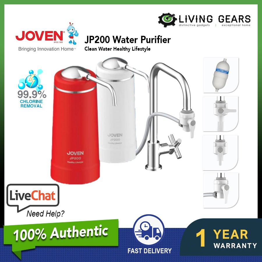 Fast Ship Joven Jp200 Series Water Purifier Inline Filter Catridge 999 Chlorine Removal 2241