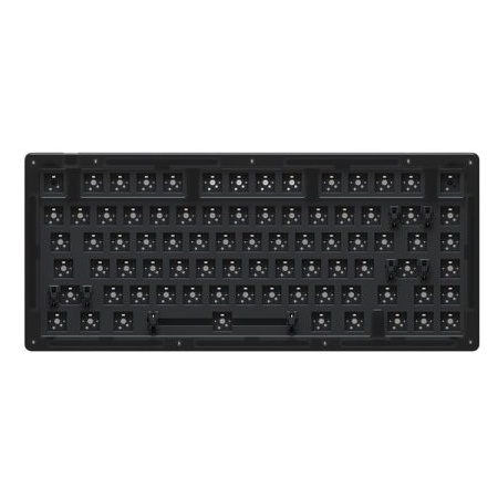 Black Transparent Acrylic Numeric Wireless RGB Mechanical Keyboard Kit ...