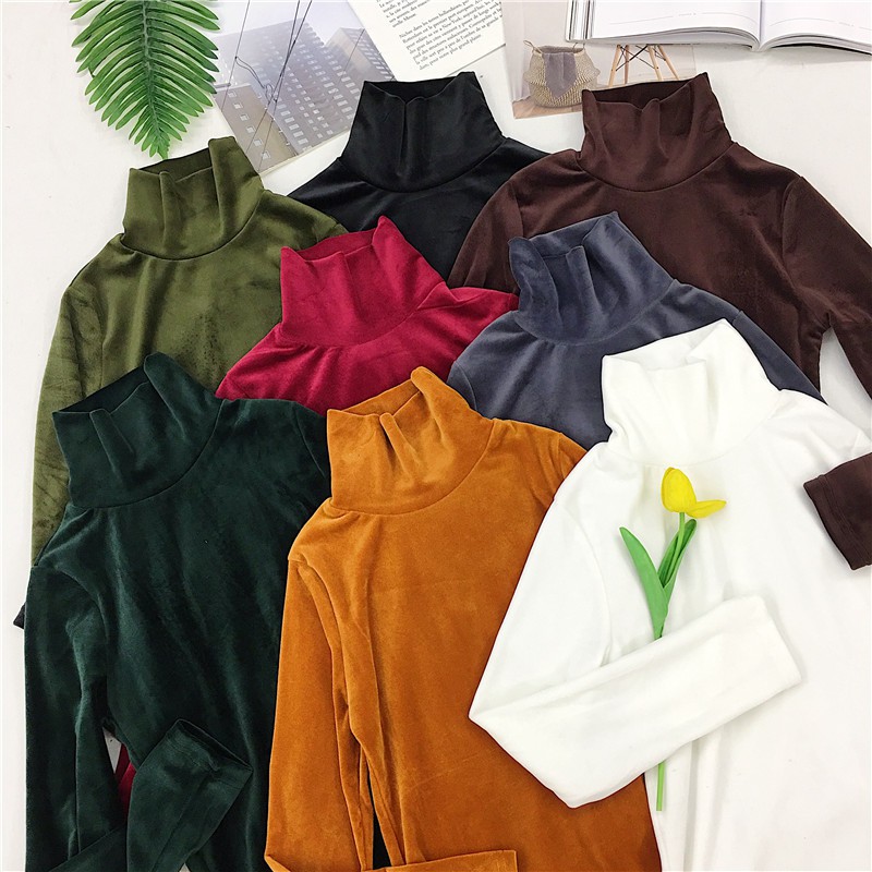 Winter Warm Muslimah Inner High Neck Long Sleeved Baju Winter Warm Muslimah Inner High Neck Long Sleeved Baju