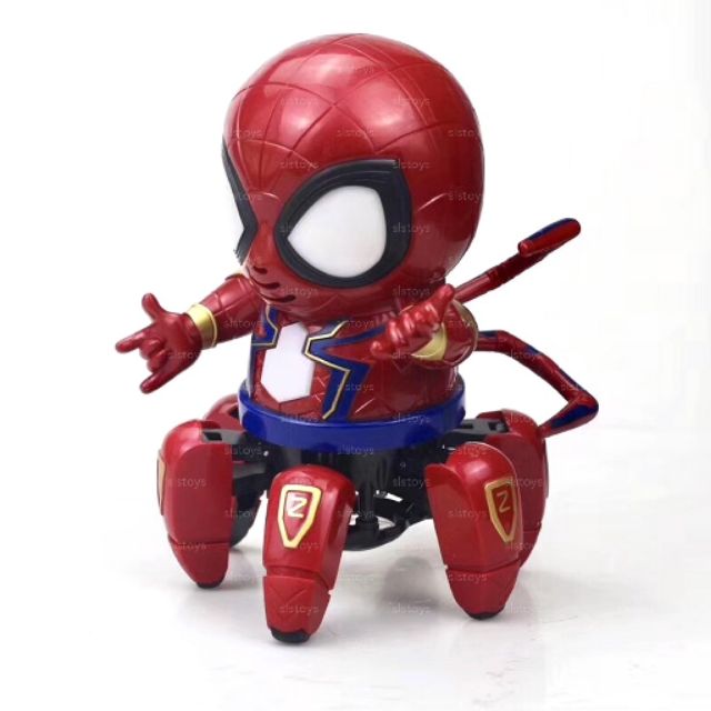 Dance Hero Spider Robot Avengers Spiderman 6 Legs Dancing Electric Toys  with Light and Music Mainan Viral Robot Menari | Shopee Malaysia
