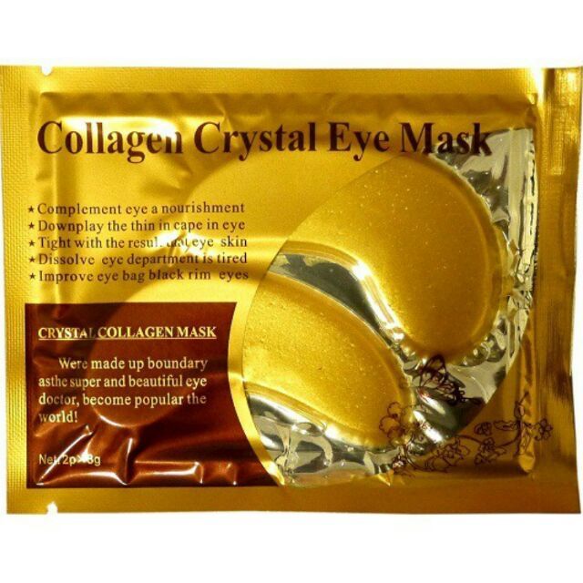 Crystal Collagen Eye Mask Korea Shopee Malaysia