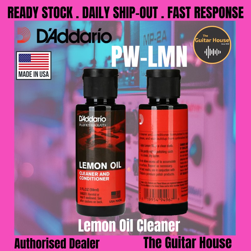 D'addario Waves PWLMN Lemon Oil (daddario) (PWLMN) Shopee