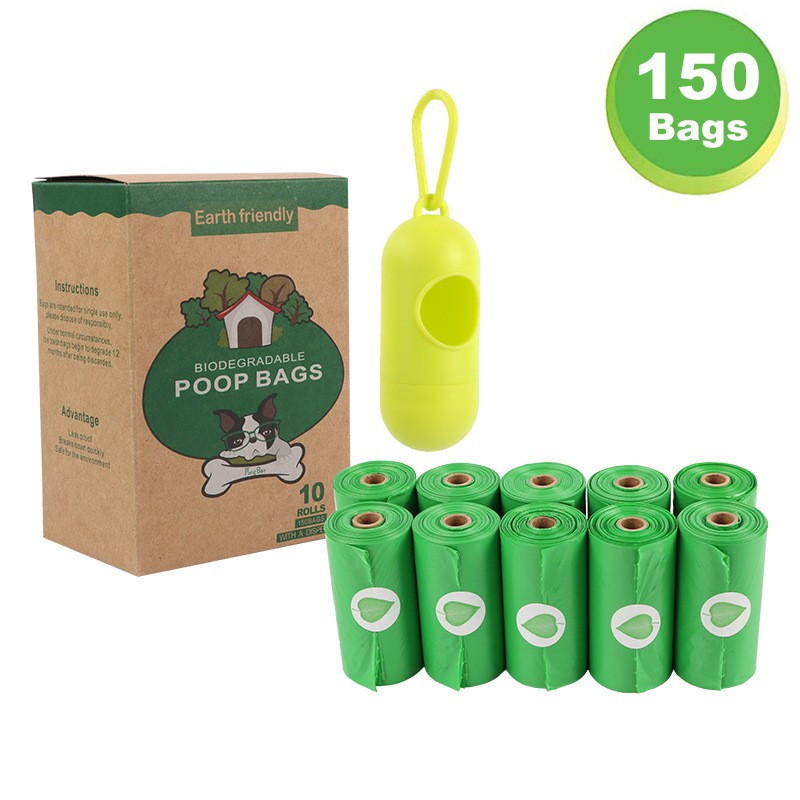 Biodegradable Dog Poo Bag Pet Cat Waste Poop Clean Pick Up Garbage Bag / Poop Bag / Grace Bag / Trash Bag ECO Friendly