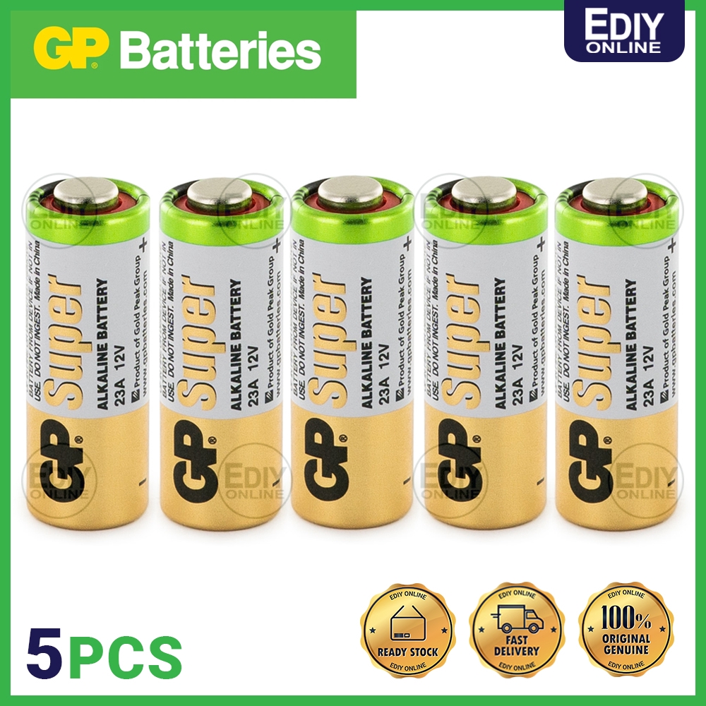 GP 23A (5 Pcs) High Voltage Alkaline Battery _0702000 | Shopee Malaysia