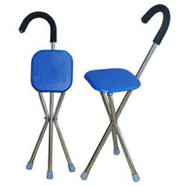 Kerusi Solat Tongkat 3 Kaki (Foldable Cane Chair) alat bantu jalan Shopee Malaysia